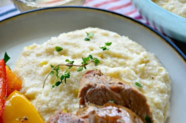 Creamy Cheesy Corn Grits