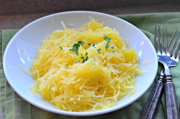 How To Cook Spaghetti Squash in the Oven - Katie's Cucina