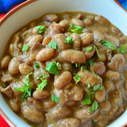 Slow COoker Ranchero Beans