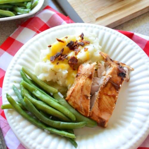 Grilled Barbecue Turkey Breast