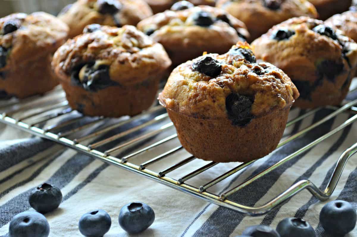 Banana Blueberry Muffins