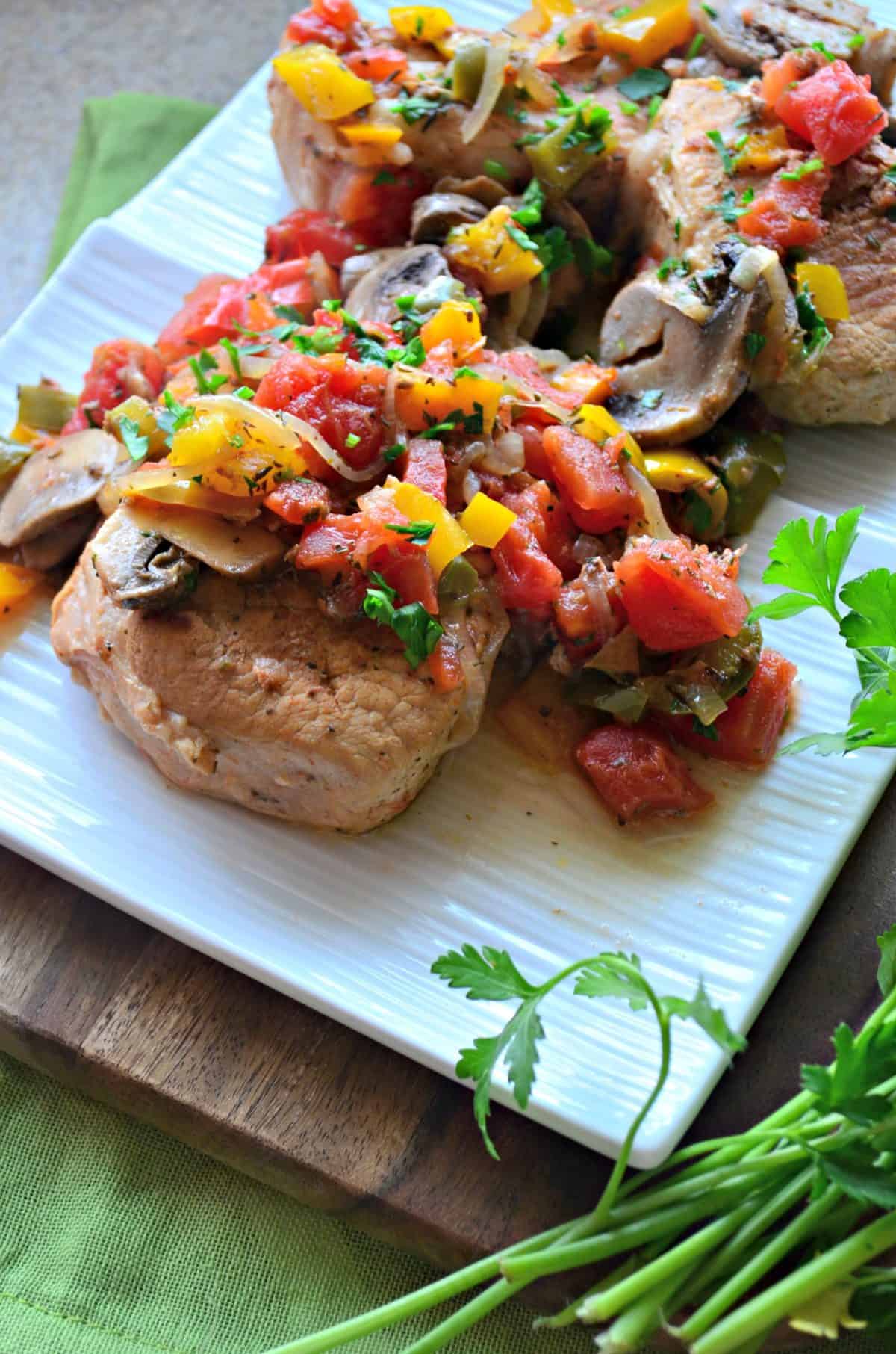 Italian Pork Chops Katie's Cucina