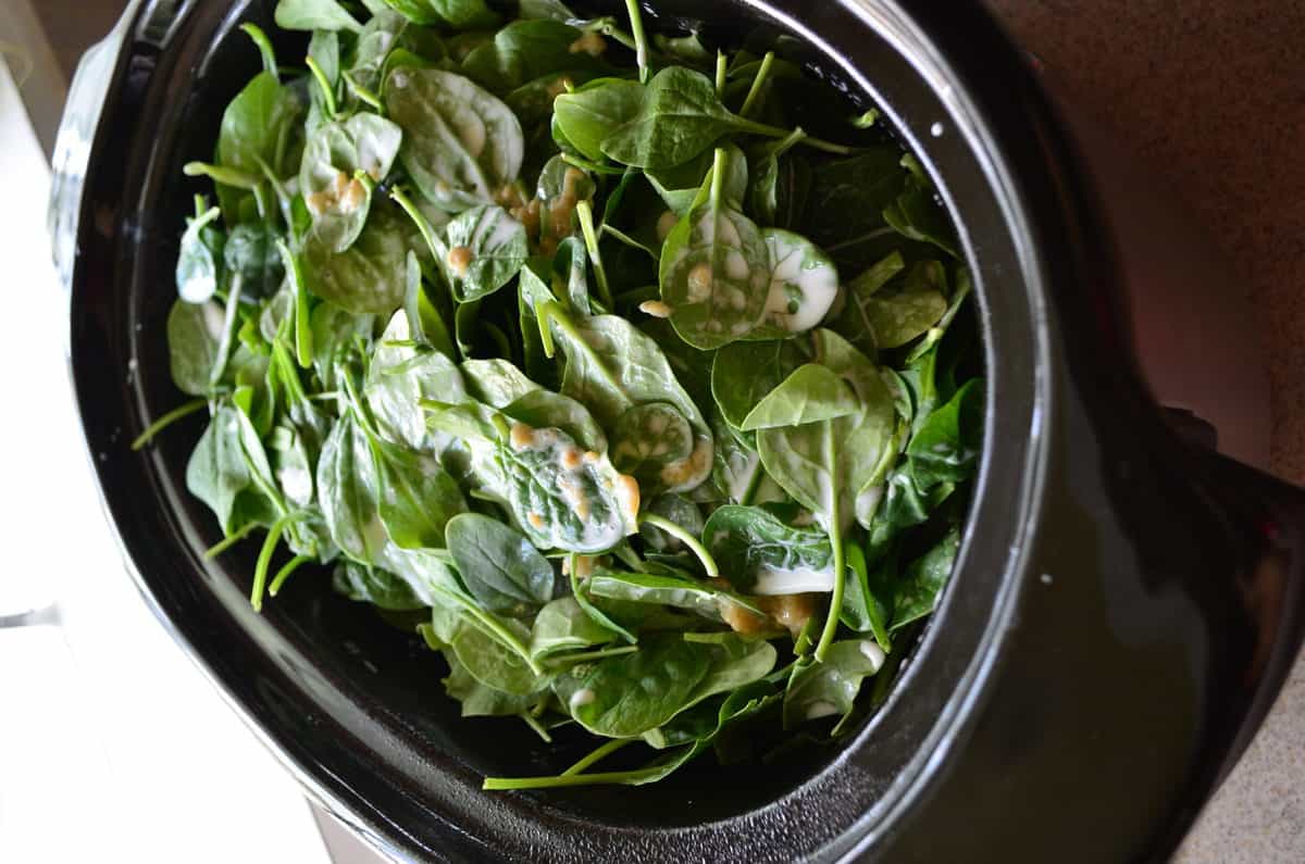 Slow Cooker Creamed Spinach Katie's Cucina