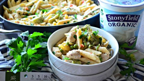 One Pot Chipotle Ranch Chicken Pasta Katie S Cucina