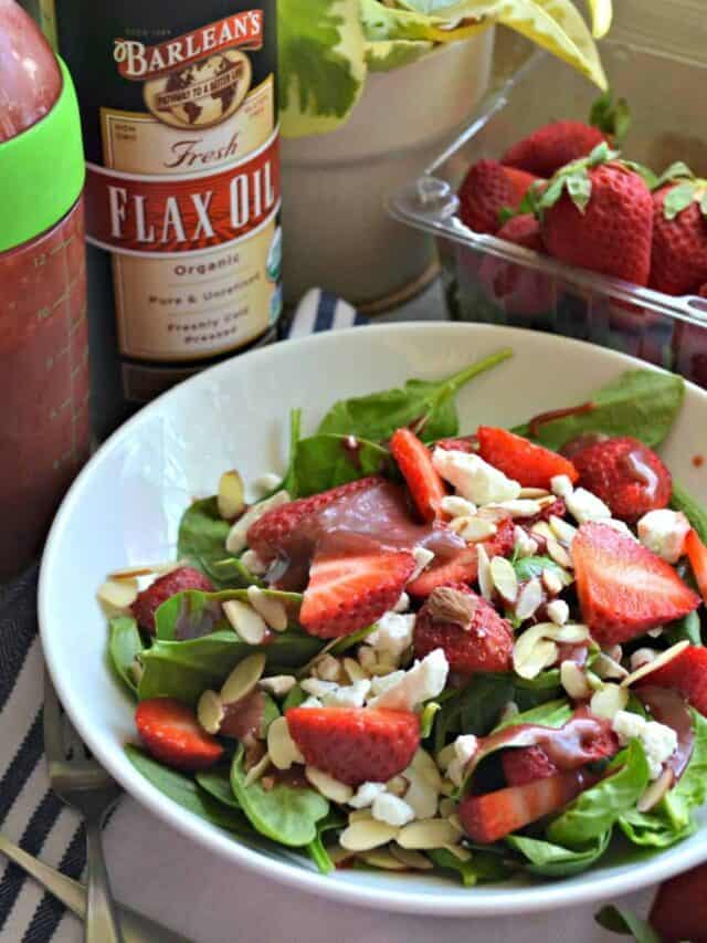 Strawberry Spinach Salad