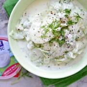 Yogurt Cucumber Dill Salad