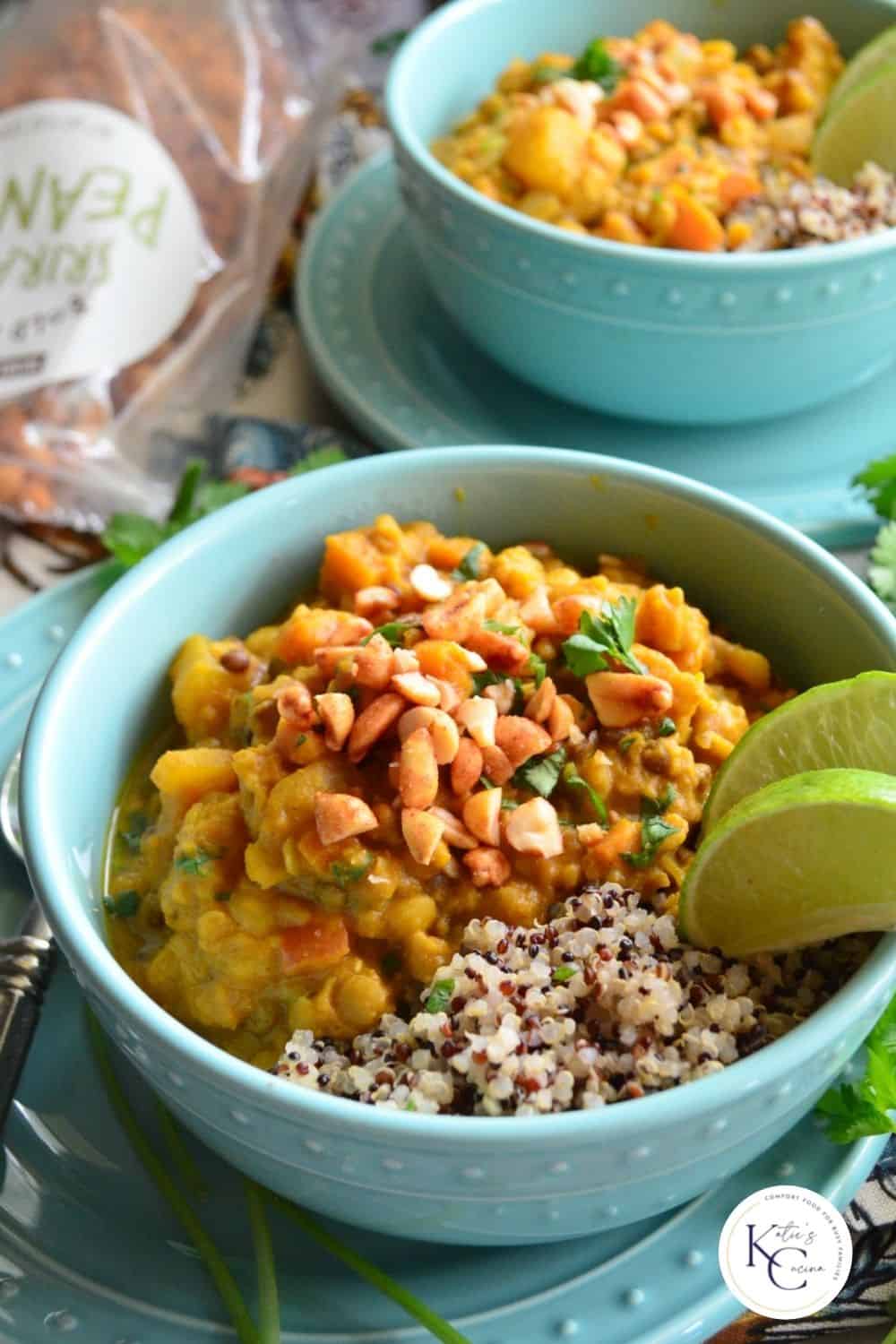 Lentil Pumpkin Curry Quinoa Bowls Katie's Cucina