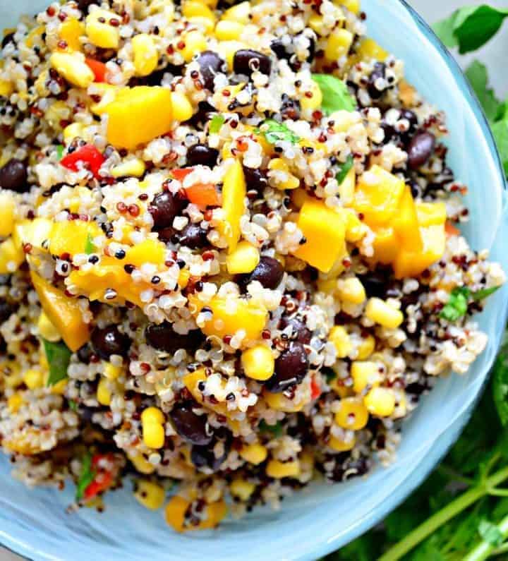 Southwestern Quinoa Salad with Mango