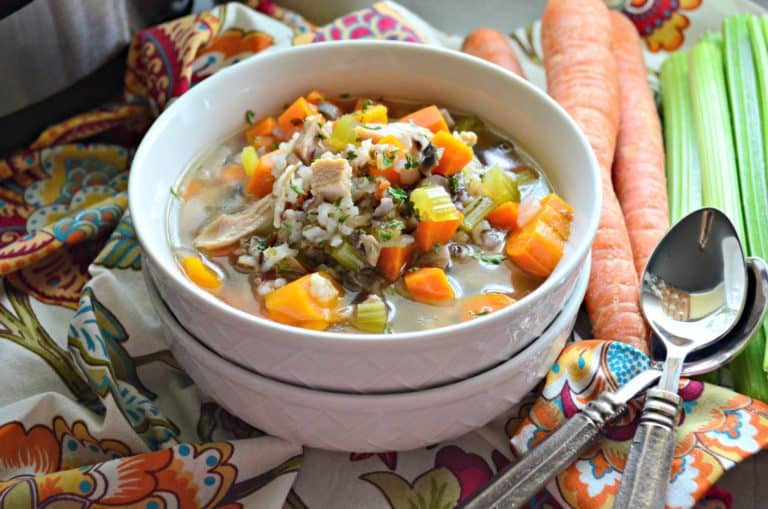 Instant Pot Turkey & Wild Rice Soup Katie's Cucina