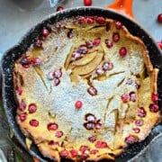 Cranberry Apple Yogurt Dutch Baby