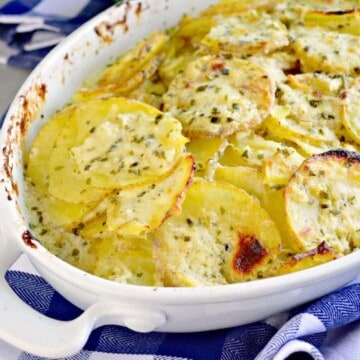 Double Cream Scalloped Potatoes