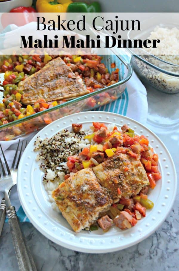 Baked Cajun Mahi Mahi Dinner