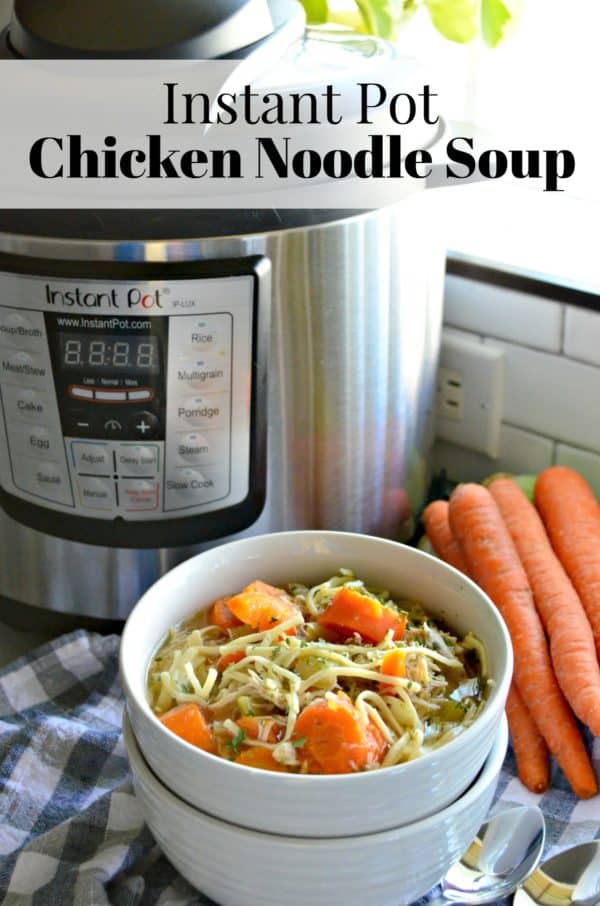 Instant Pot Chicken Noodle Soup