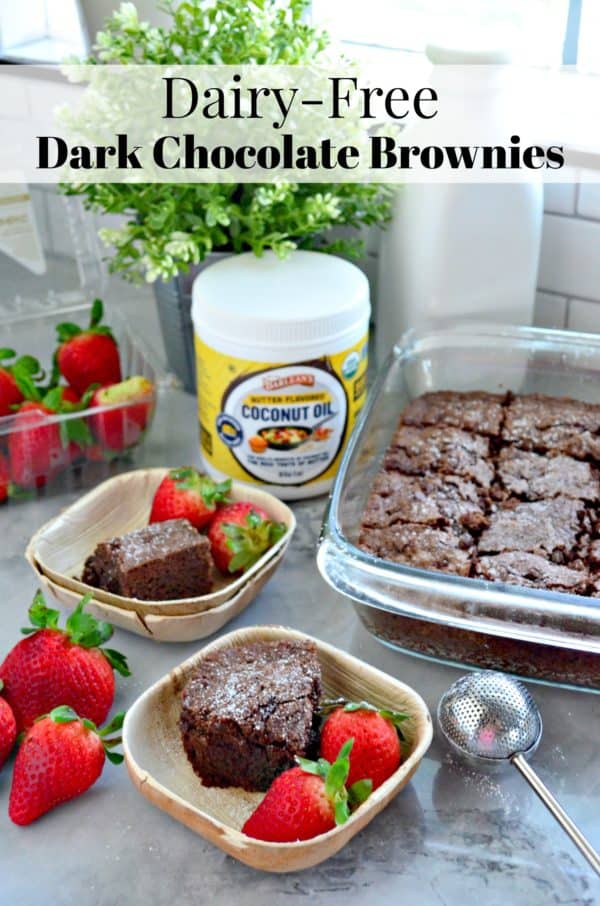 Dairy-Free Dark Chocolate Brownies Recipe