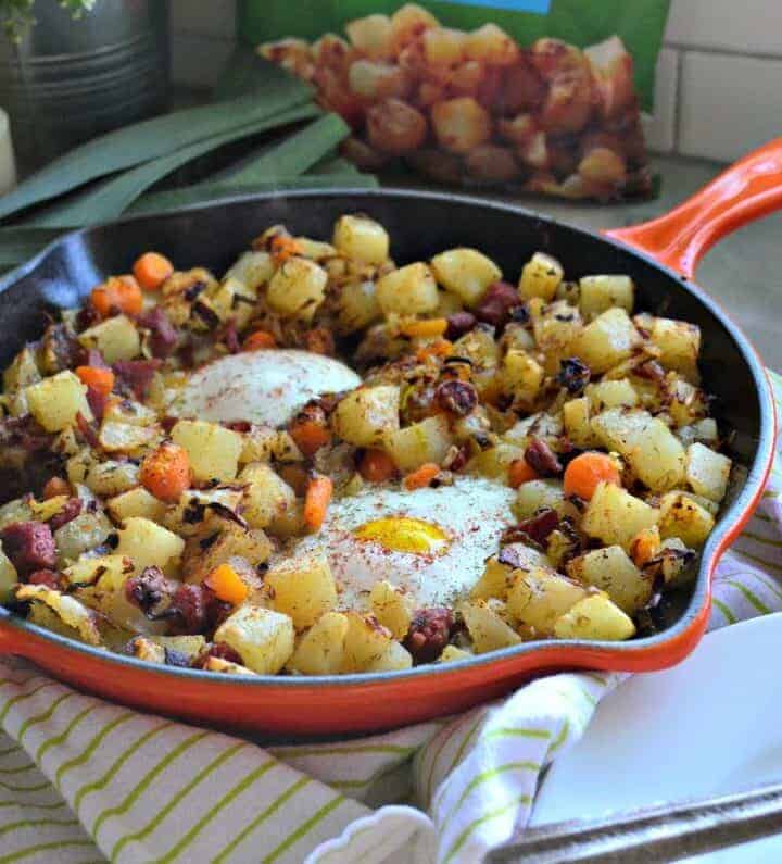 Corned Beef Hash & Egg Breakfast Skillet