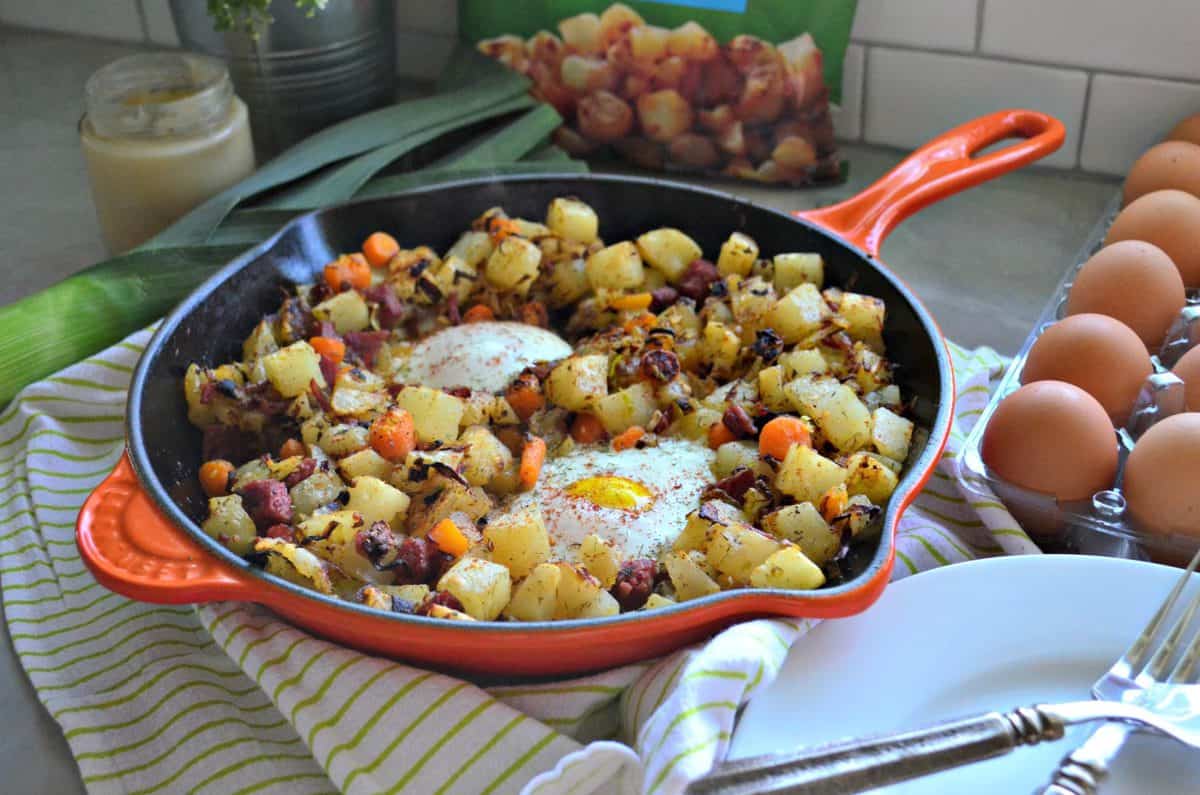 Corned Beef Hash and Eggs Katie's Cucina