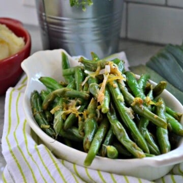 Sauteed Green Beans & Leeks