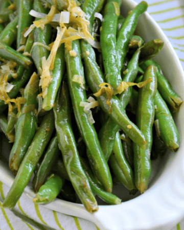 Sauteed Green Beans & Leeks