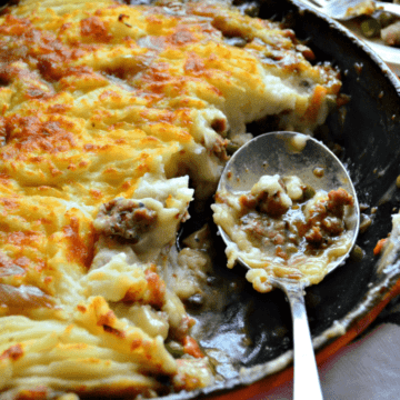 Skillet Turkey-Bacon Shepherds Pie