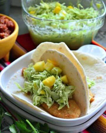 Creamy Cilantro Mango Coleslaw