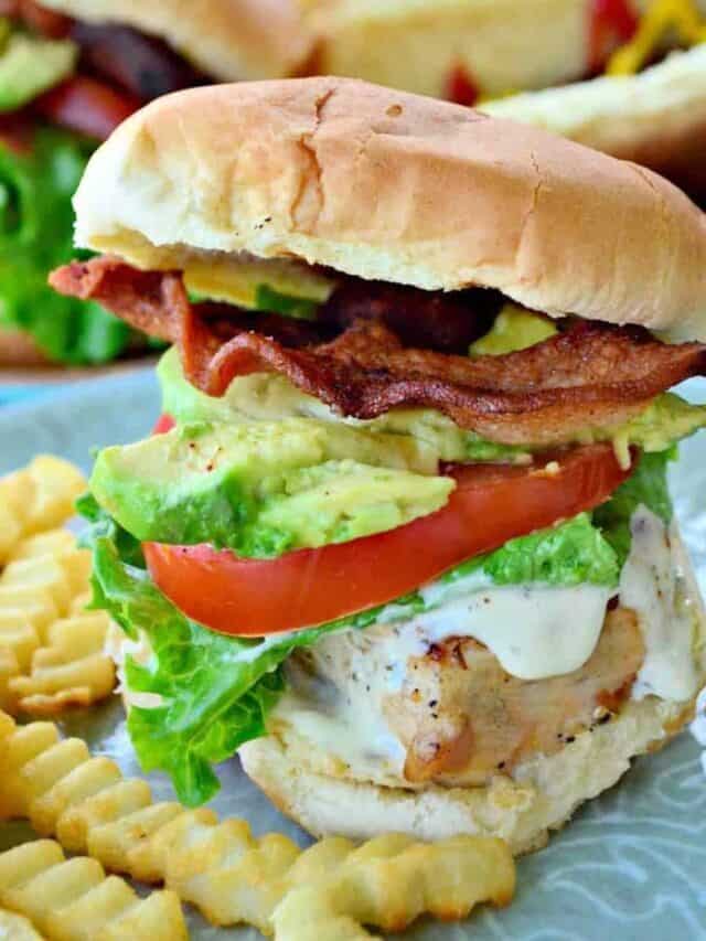 Chicken club sandwich