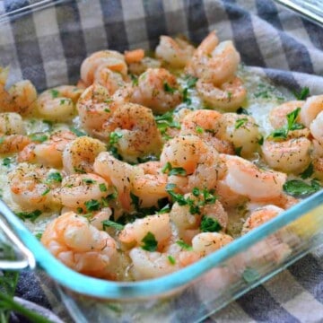 Baked Lemon Garlic Shrimp