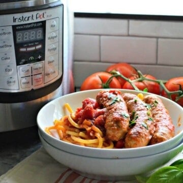 Instant Pot Italian Sausage and Bell Pepper Sauce