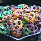 Chocolate Covered Pretzel Monster Bites