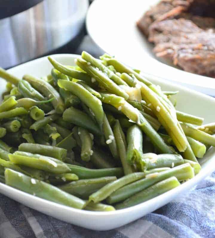 Instant Pot Garlic & Onion Green Beans