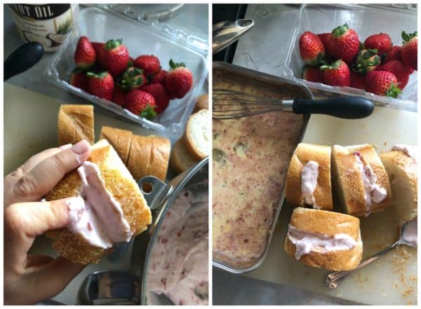 Strawberry Cream Cheese Stuffed French Toast Stuffing Picture