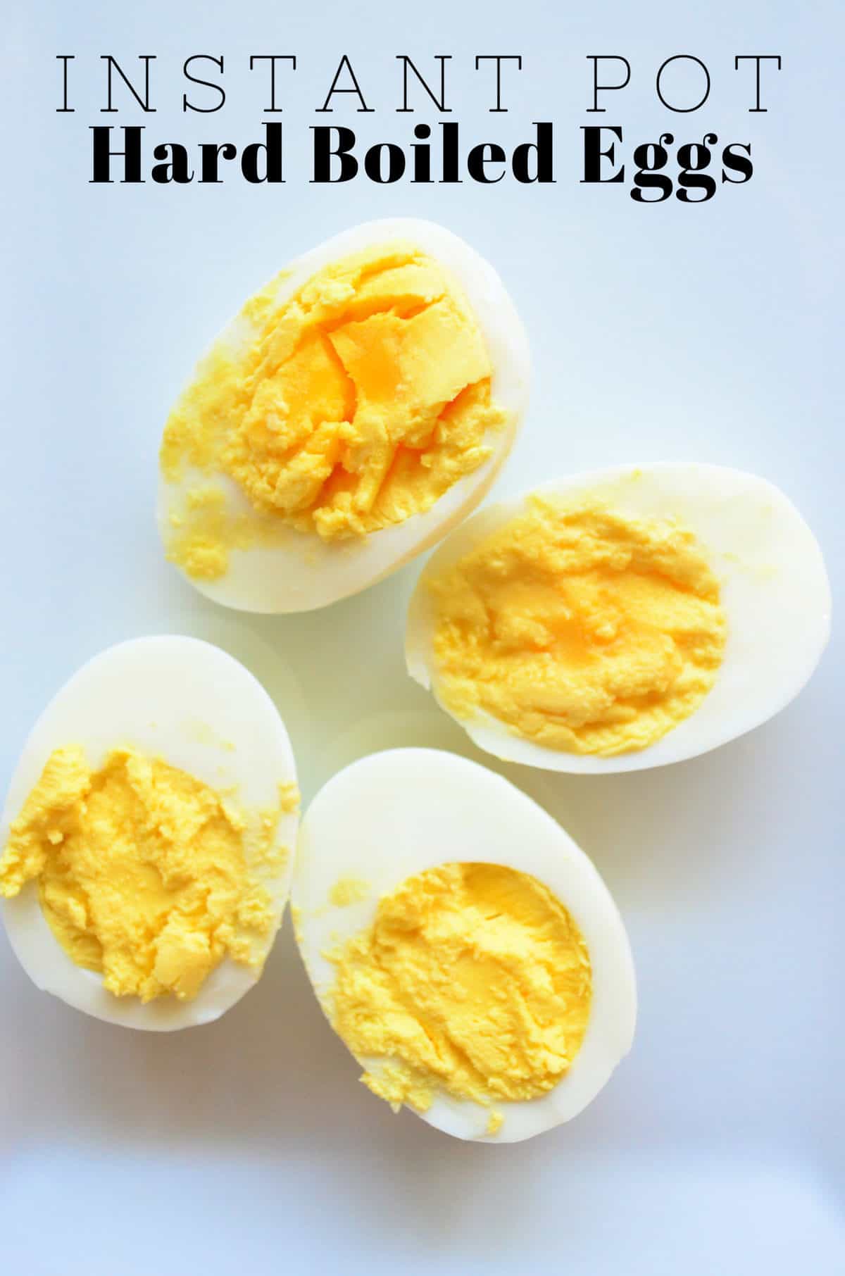 No-Fail Instant Pot Hard and Soft Boiled Eggs