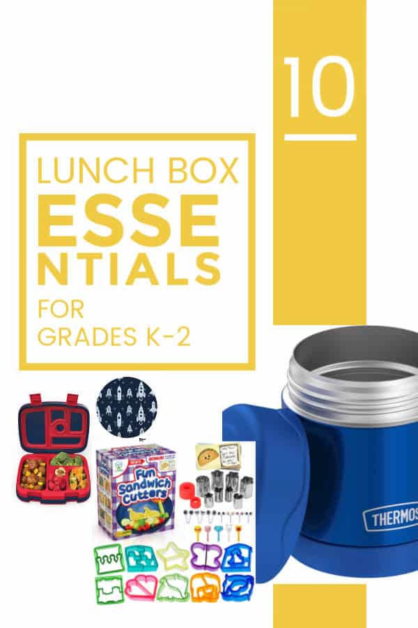 Title page of 10 Lunch Box Essentials for Grades K-2