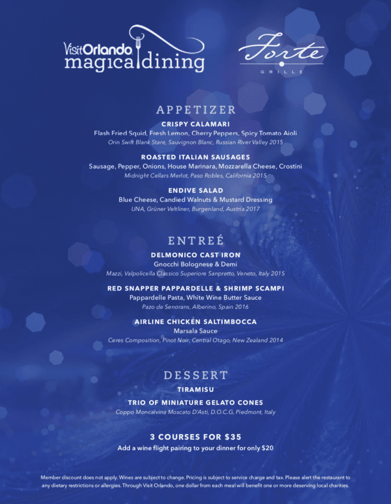 Visit Orlando's Magical Dining Month Reunion Resort Katie's Cucina