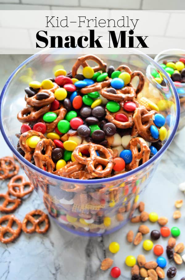 Easy Trail Mix + Healthy Fun School Lunches