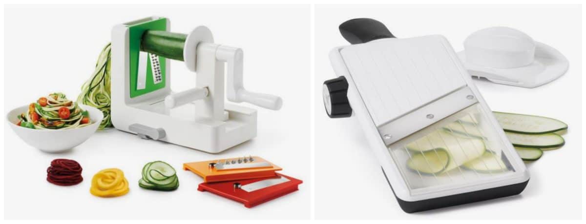 Prize 4: OXO Tabletop Spiralizer & OXO Adjustable Hand-Held Mandoline Slicer
