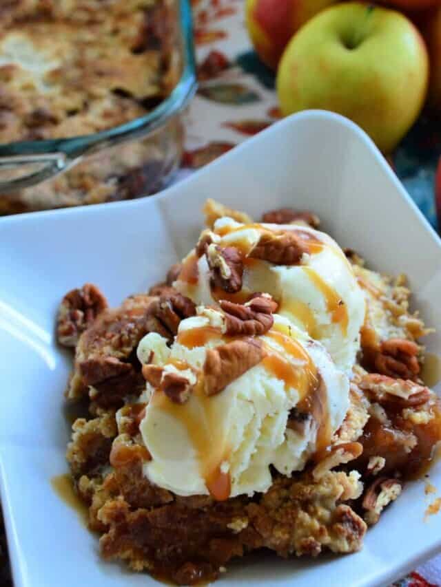 Caramel Apple Dump Cake