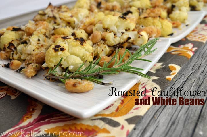 Roasted Cauliflower and White Beans-image
