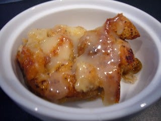 Bread Pudding with Warm Butter Sauce