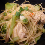 Sesame Noodles with Chicken and Veggies
