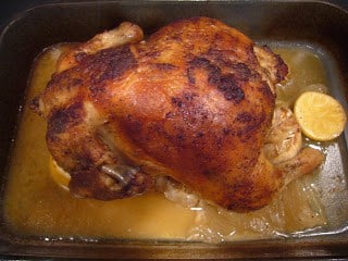 Slow-Roasted Garlic Chicken