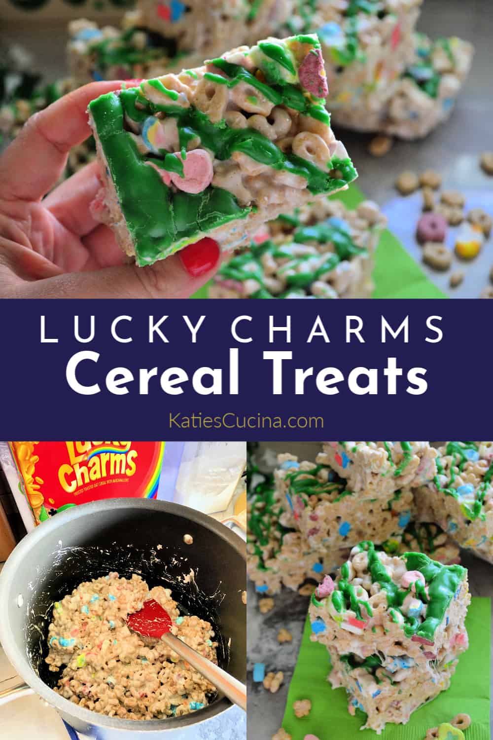 Lucky Charms Cereal Bars Katie's Cucina