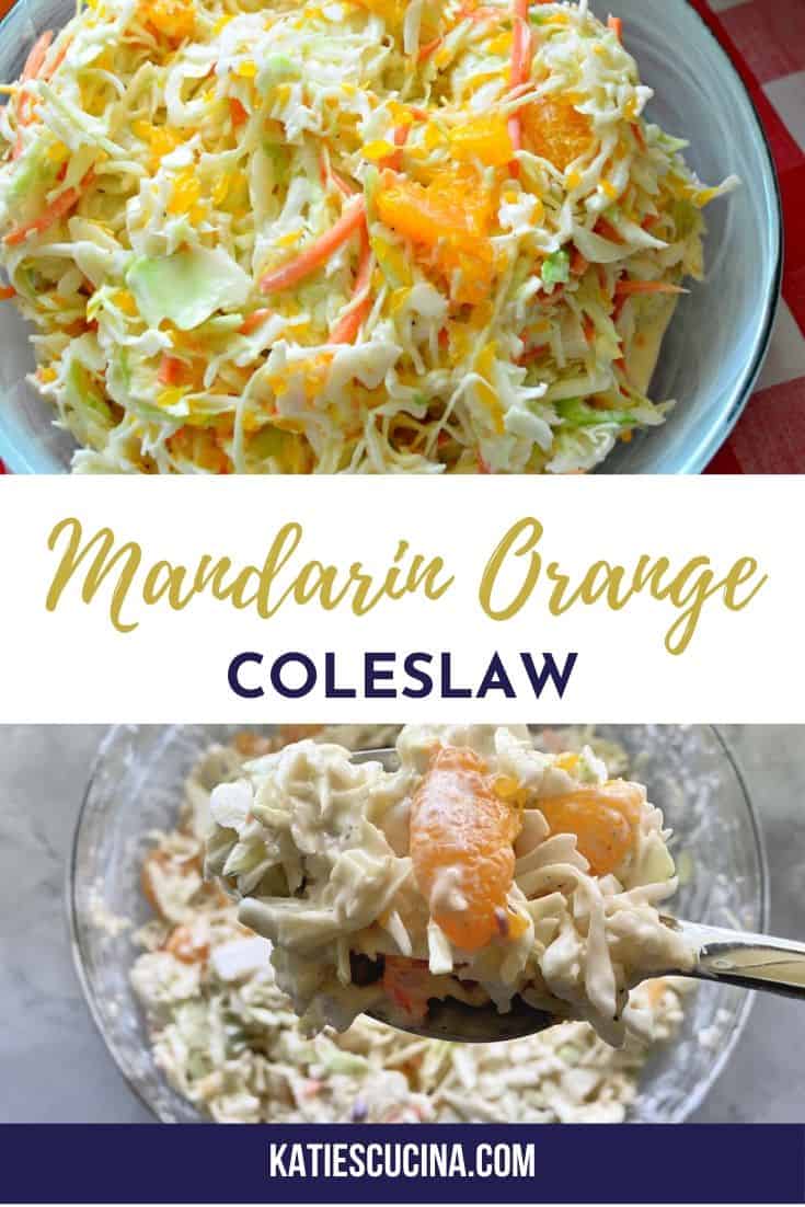 Mandarin Orange Coleslaw Katie's Cucina