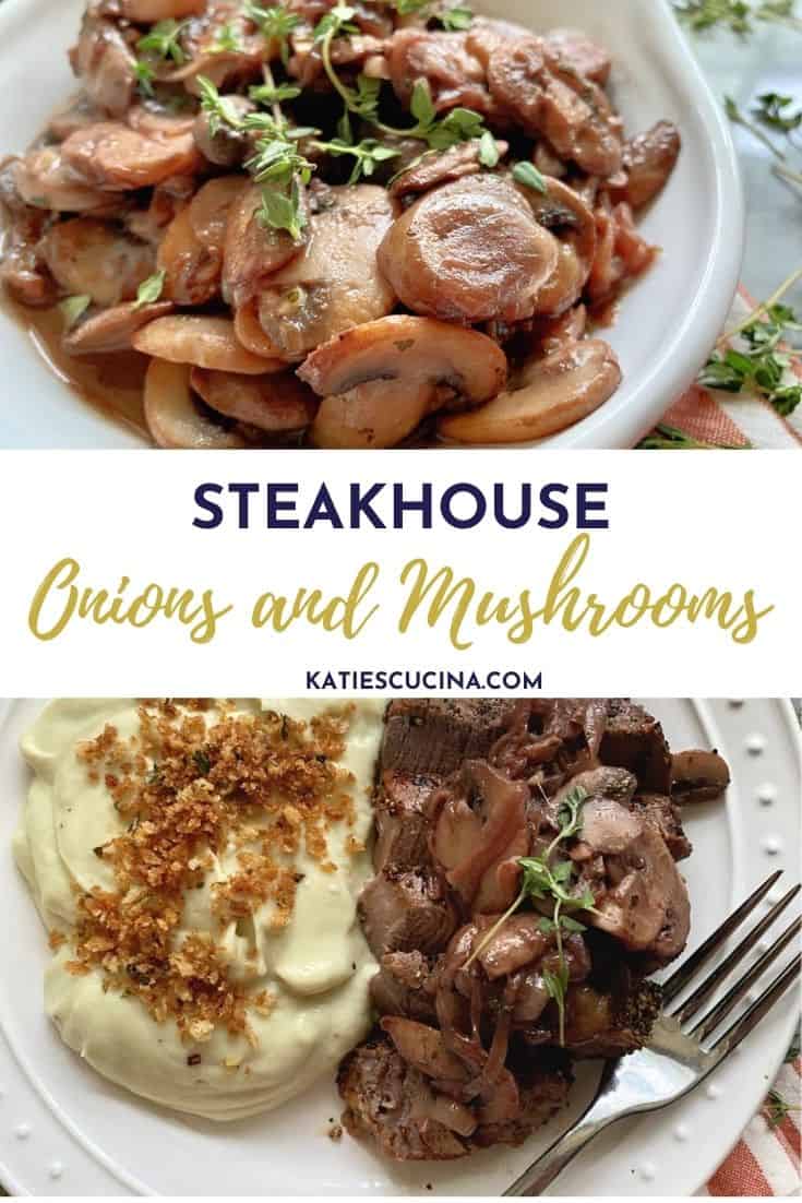 Sauteed Mushrooms and Onions Katie's Cucina