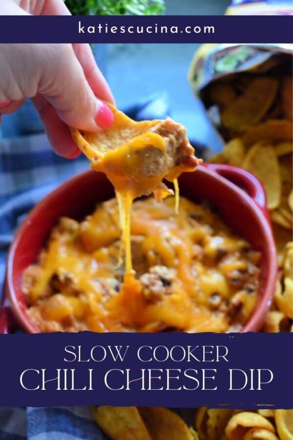 Healthy Crockpot Chili Cheese Dip {GF, Low Cal} - Skinny Fitalicious®