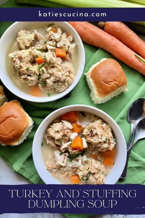 Turkey & Stuffing Dumpling Soup