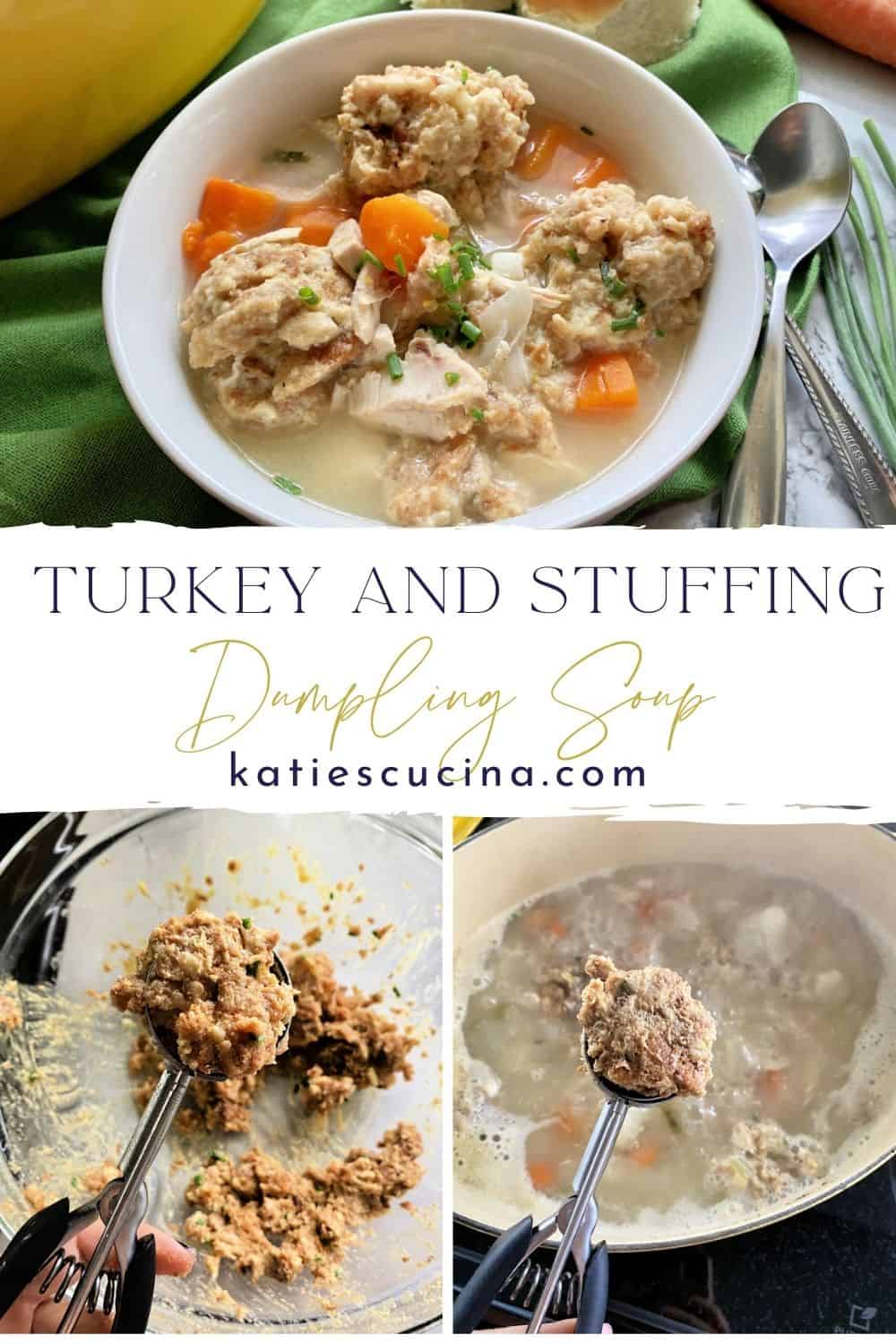 Turkey & Stuffing Dumpling Soup