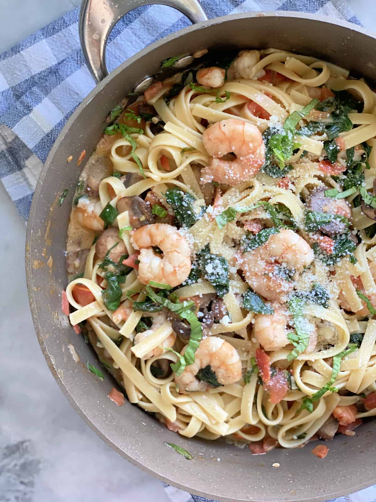 Lemon Garlic Shrimp Pasta Katie S Cucina