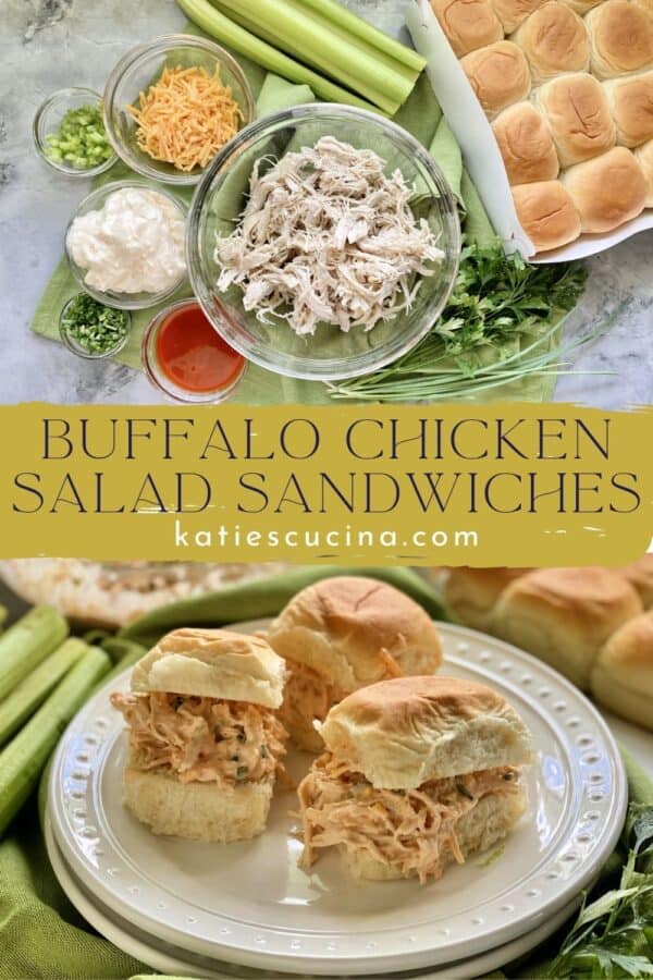 Smag Cafe suge Buffalo Chicken Salad Sandwiches - Katie's Cucina