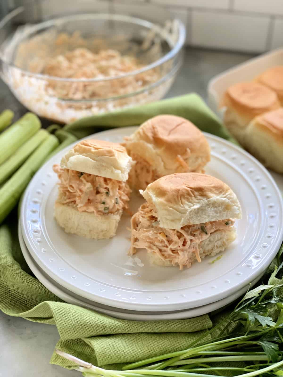 Buffalo Chicken Salad Sandwiches Katie's Cucina