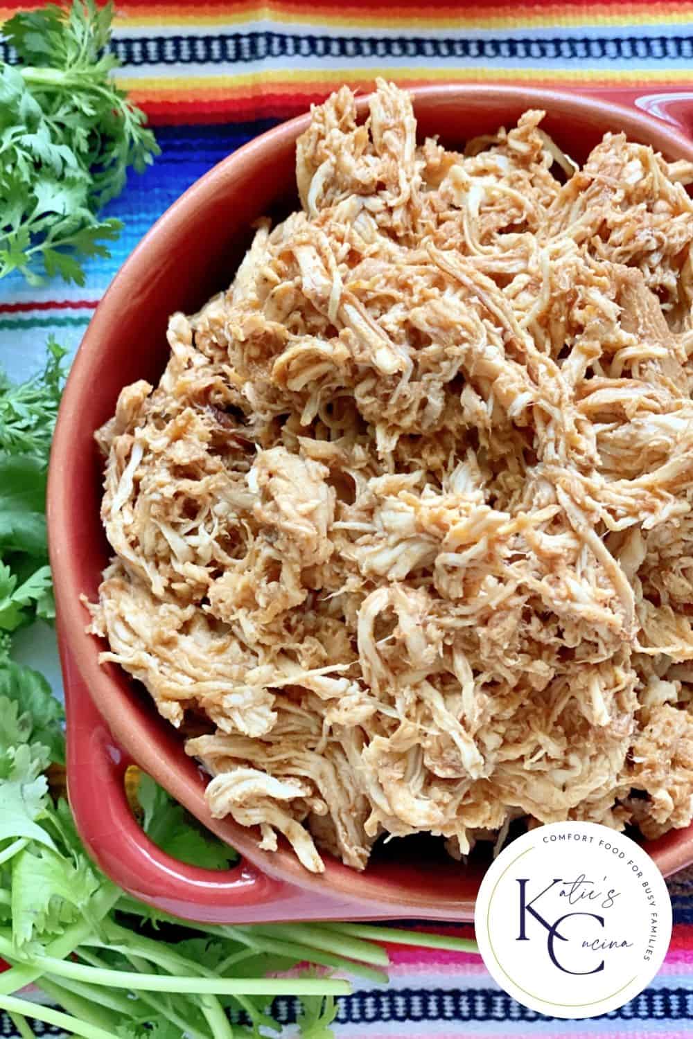 Instant Pot Shredded Chicken  Fresh or Frozen Breasts or Thighs